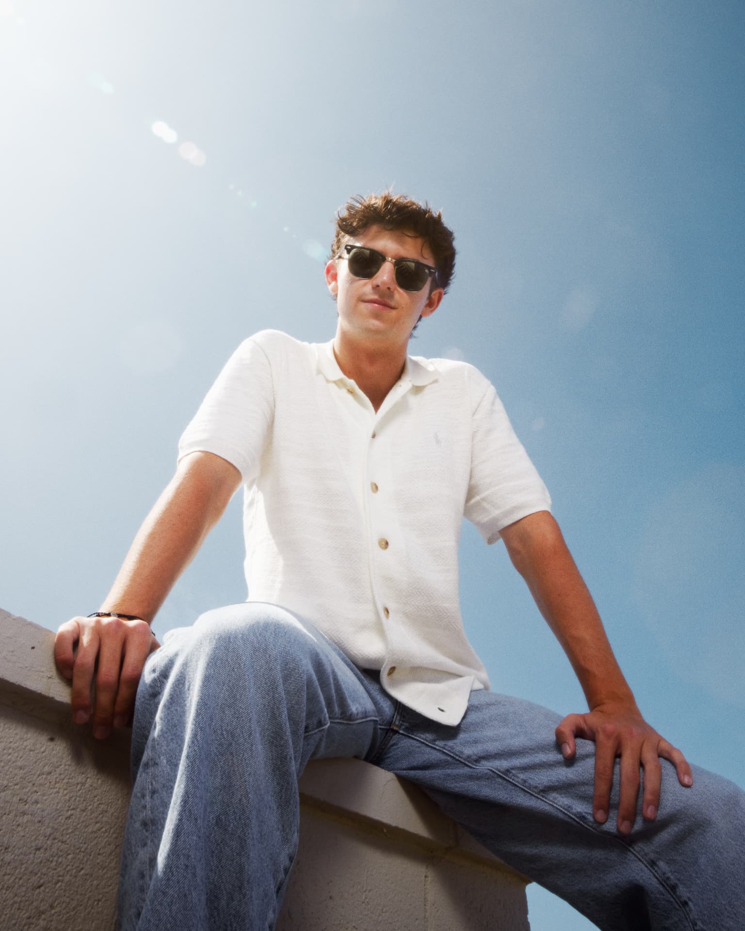James Brewster on location