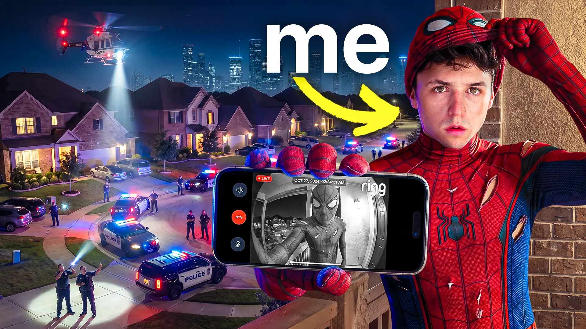 I Tricked My City With a FAKE Spider-Man!